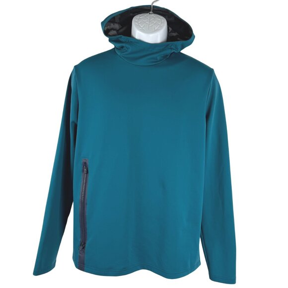 Greyson Cokato Golf‎ Hoodie Mens Medium Teal Stretch Long Sleeve Golf TP-3284